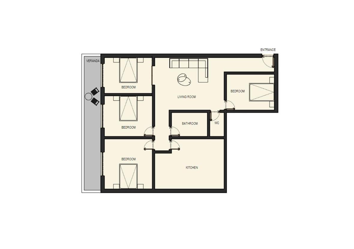 Apartamento Houseloft Meteora Spirit Tríkala Exterior foto
